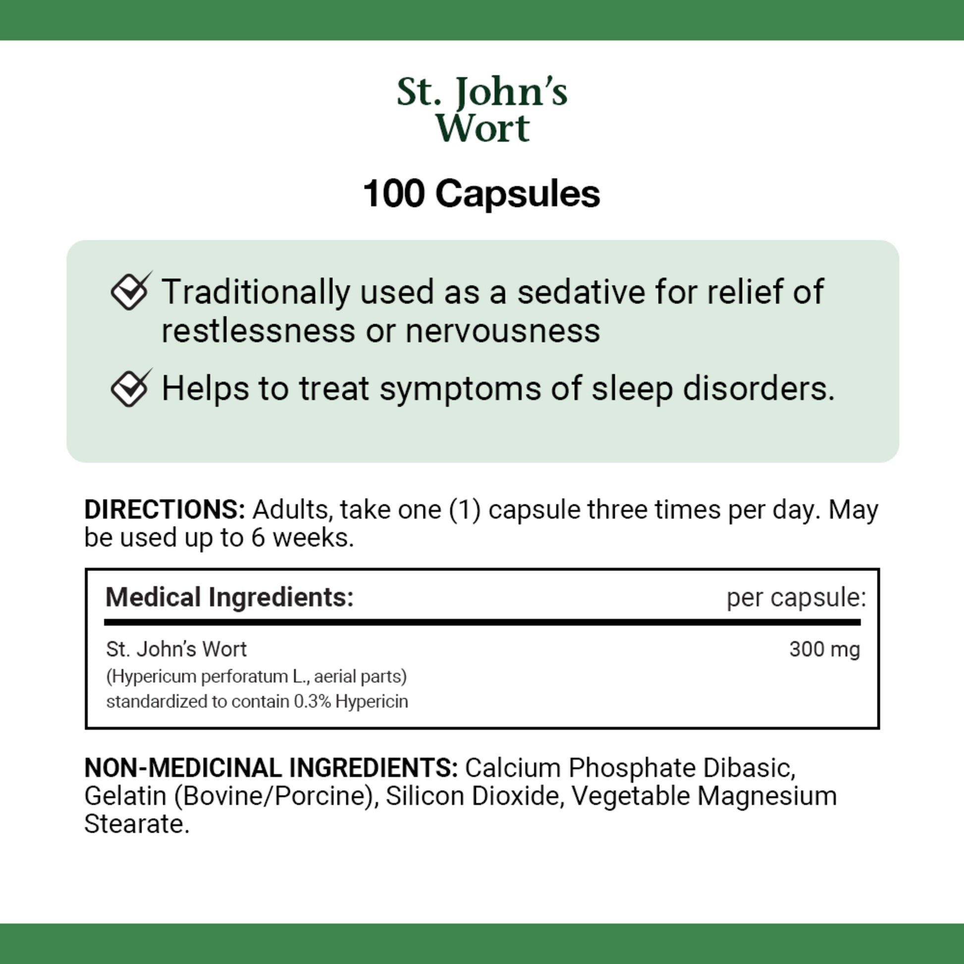 St John's Wort, 300 mg