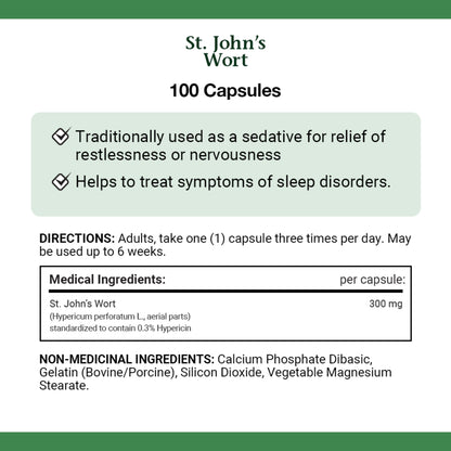 St John's Wort, 300 mg