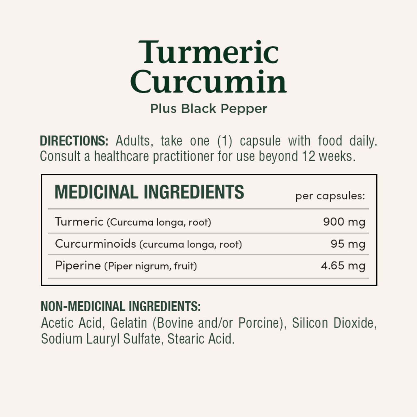 Turmeric Curcumin Plus Black Pepper, 1000 mg