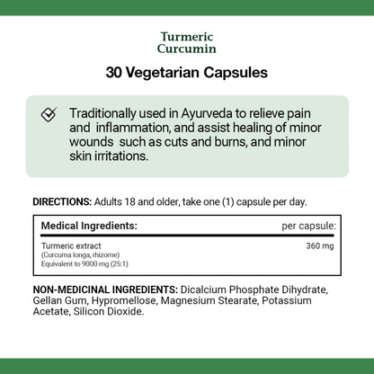 Turmeric, Ultra Strength, 9000 mg, Capsules