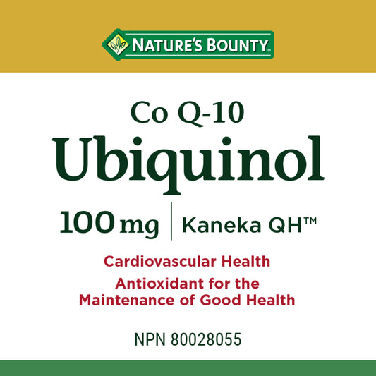 Ubiquinol, Co Q-10, 100 mg, Softgels