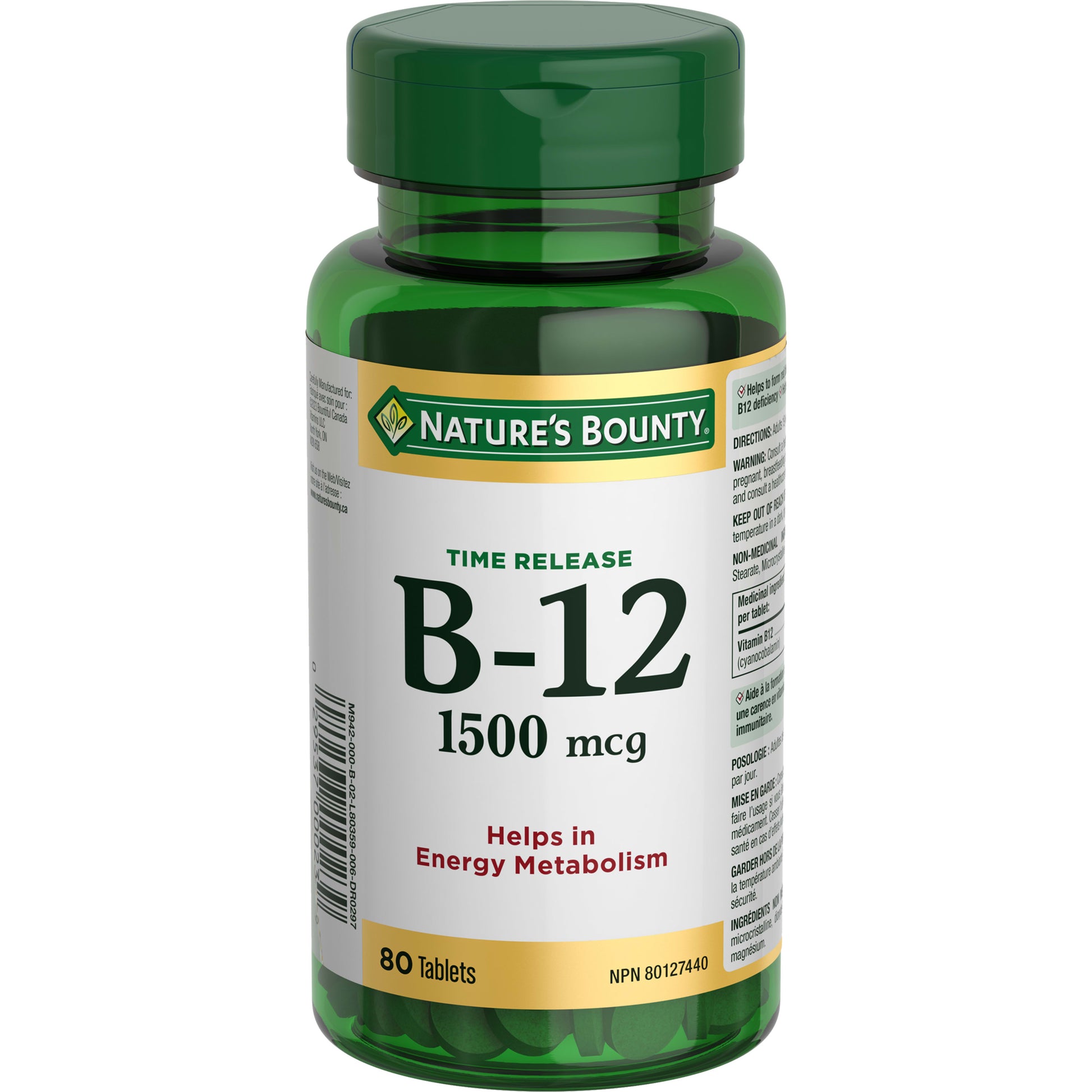Vitamin B-12, Time Release, Tablets