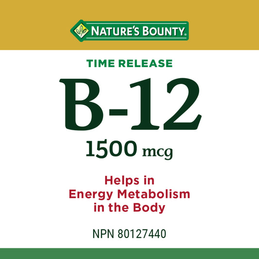 Vitamin B-12, Time Release, Tablets