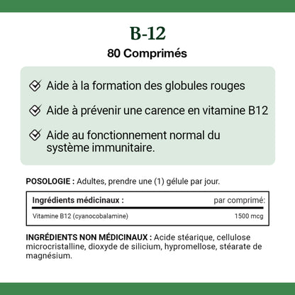 Vitamin B-12, Time Release, Tablets