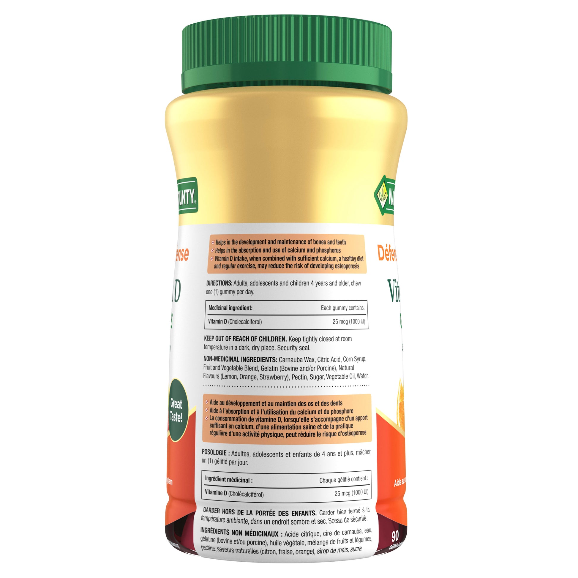 Vitamin D3 Gummies, Supports Immune Function||EN