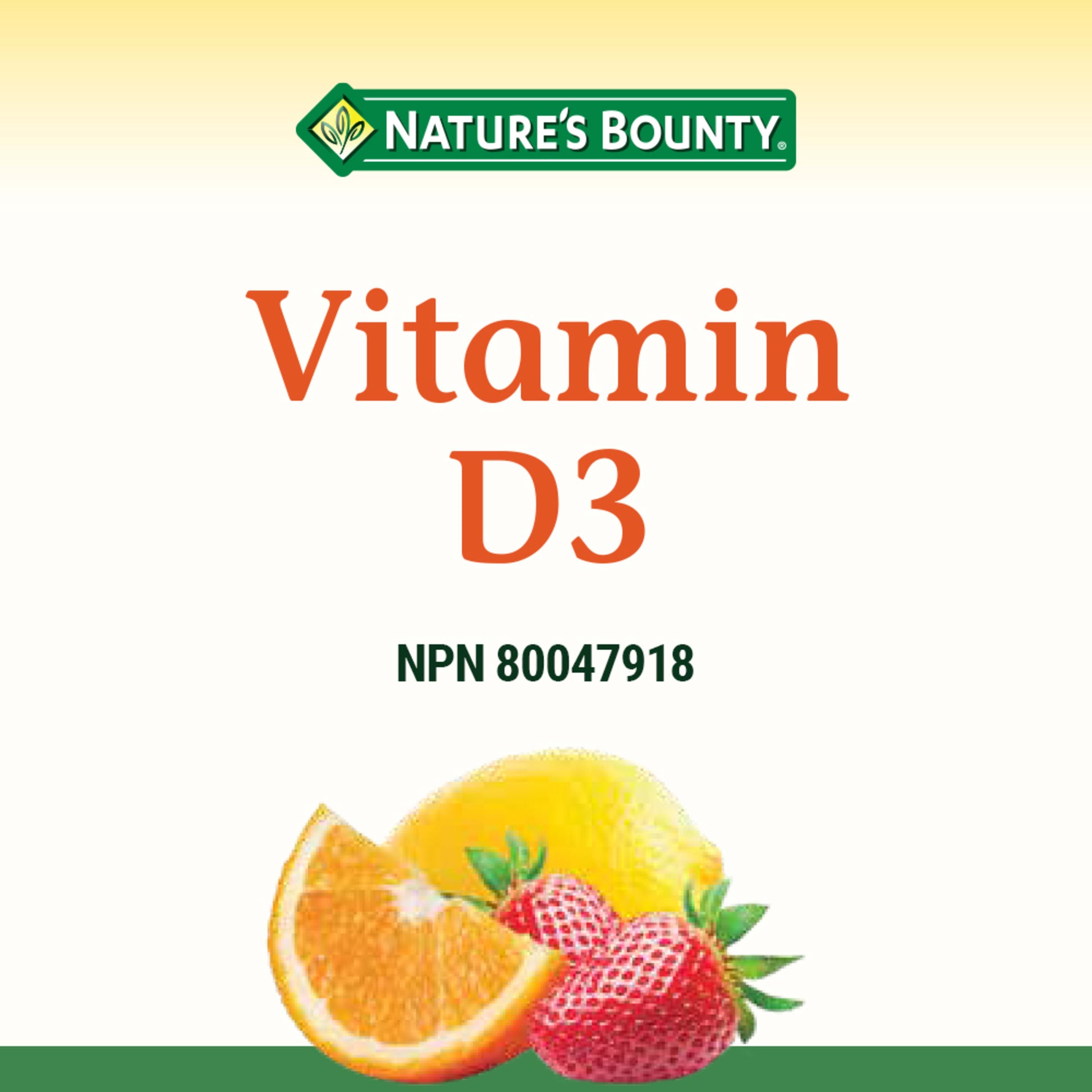 Vitamin D3 Gummies, Supports Immune Function