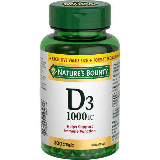 Vitamin D3, Supports Immune Function, Value Size