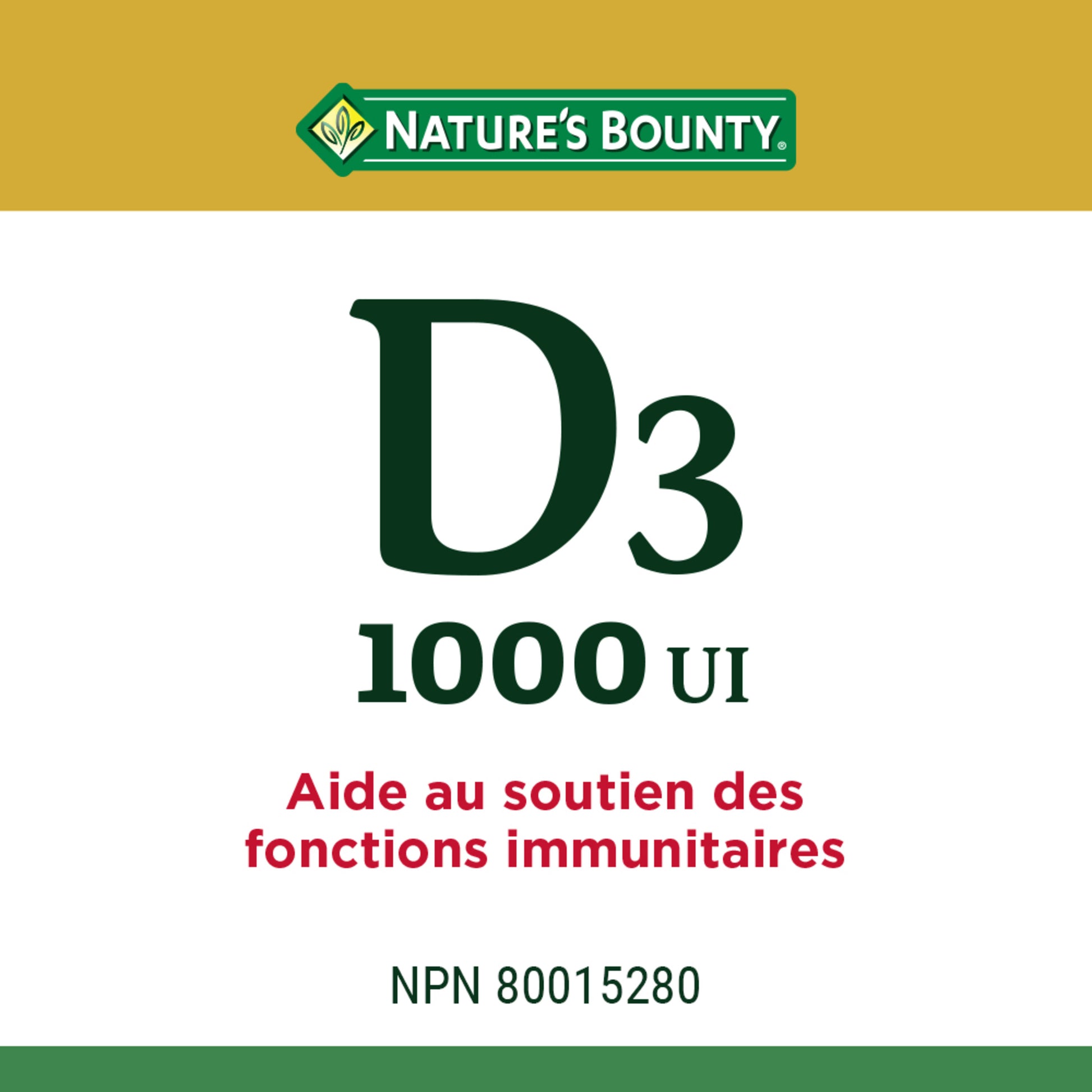 Vitamin D3, Supports Immune Function, Value Size