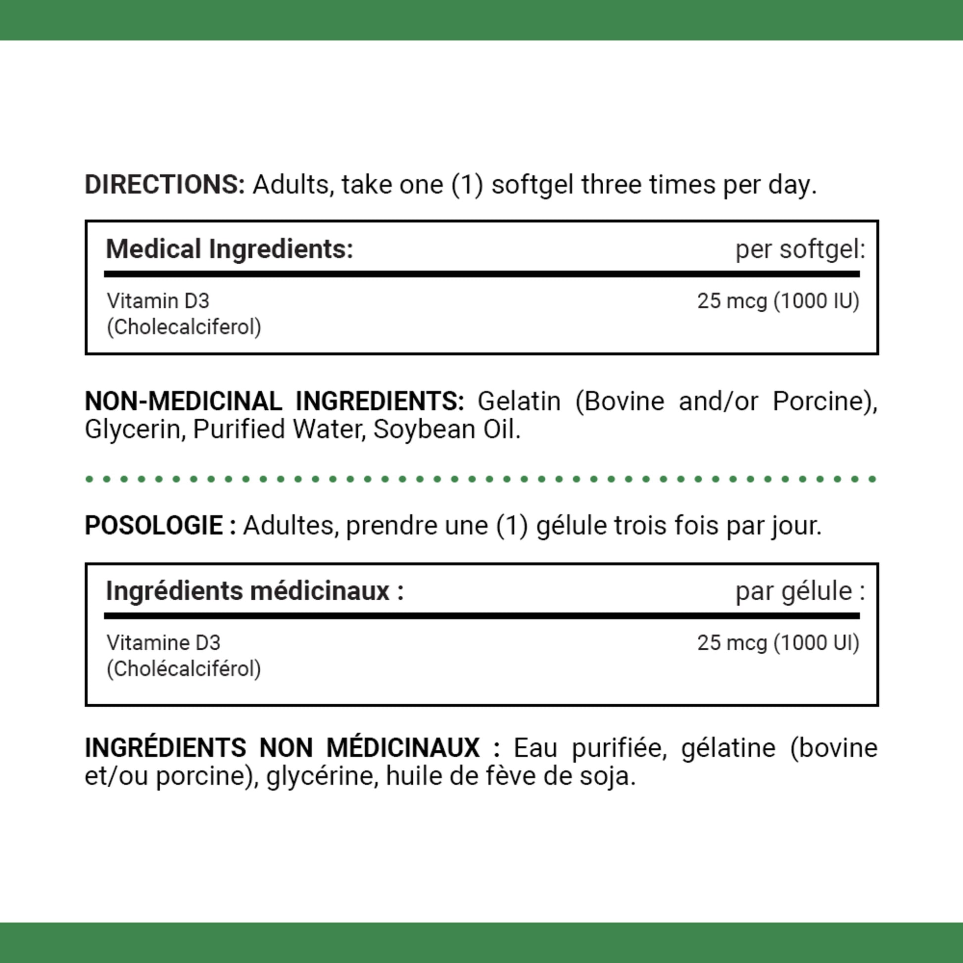 Vitamin D3, Supports Immune Function, Value Size