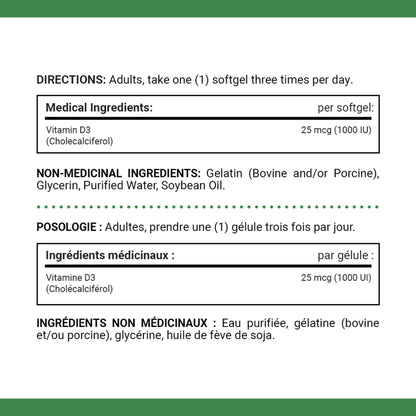 Vitamin D3, Supports Immune Function, Value Size