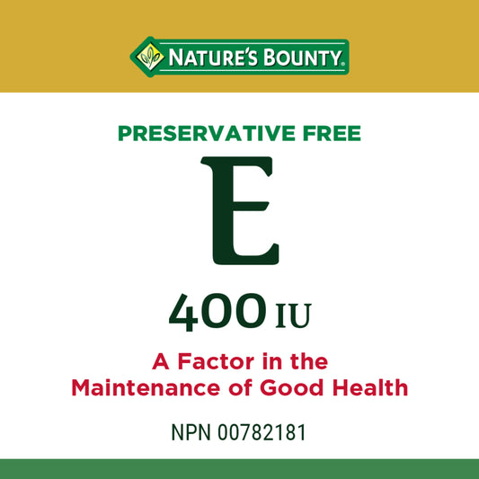 Vitamin E 400 IU, 100 Softgels
