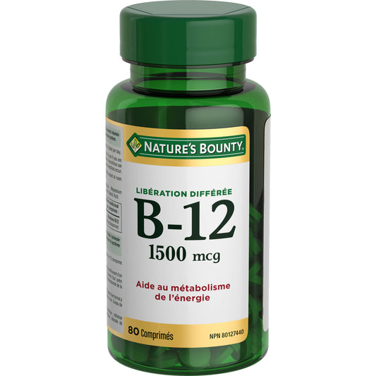 Vitamine B-12, libération prolongée, comprimés||FR