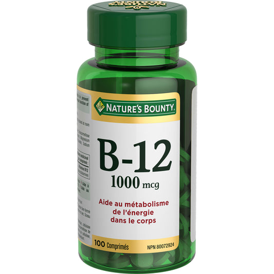 Vitamine B12, 1 000 mcg, comprimés||FR