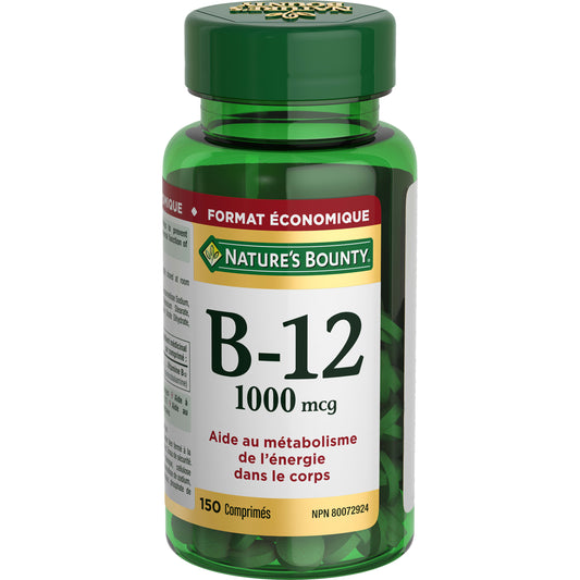 Vitamine B12, aide au métabolisme énergétique||FR