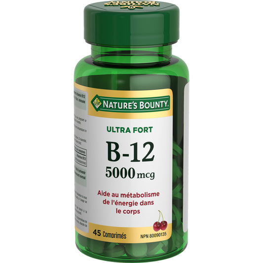 Vitamine B12, ultra-forte 5 000 mcg||FR