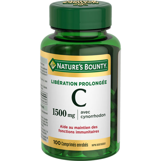 Vitamine C, 1 500 mg, libération prolongée, comprimés||FR