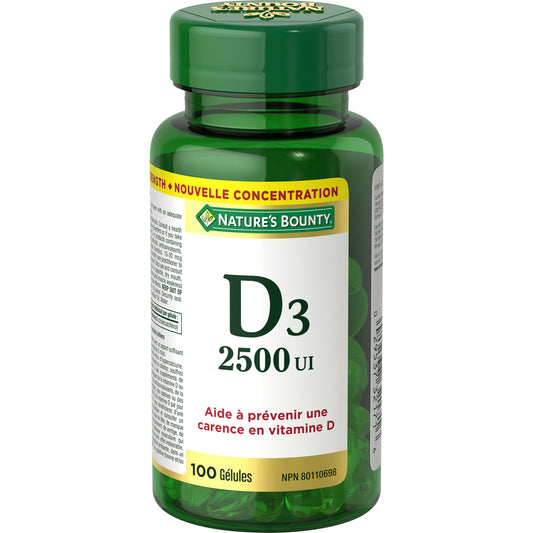 Vitamine D3, aide à prévenir les carences||FR