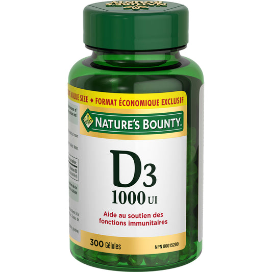 Vitamine D3, fonction immunitaire, format éco||FR