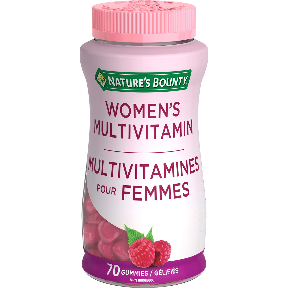 Women's Multivitamin, Supplement, Raspberry||EN