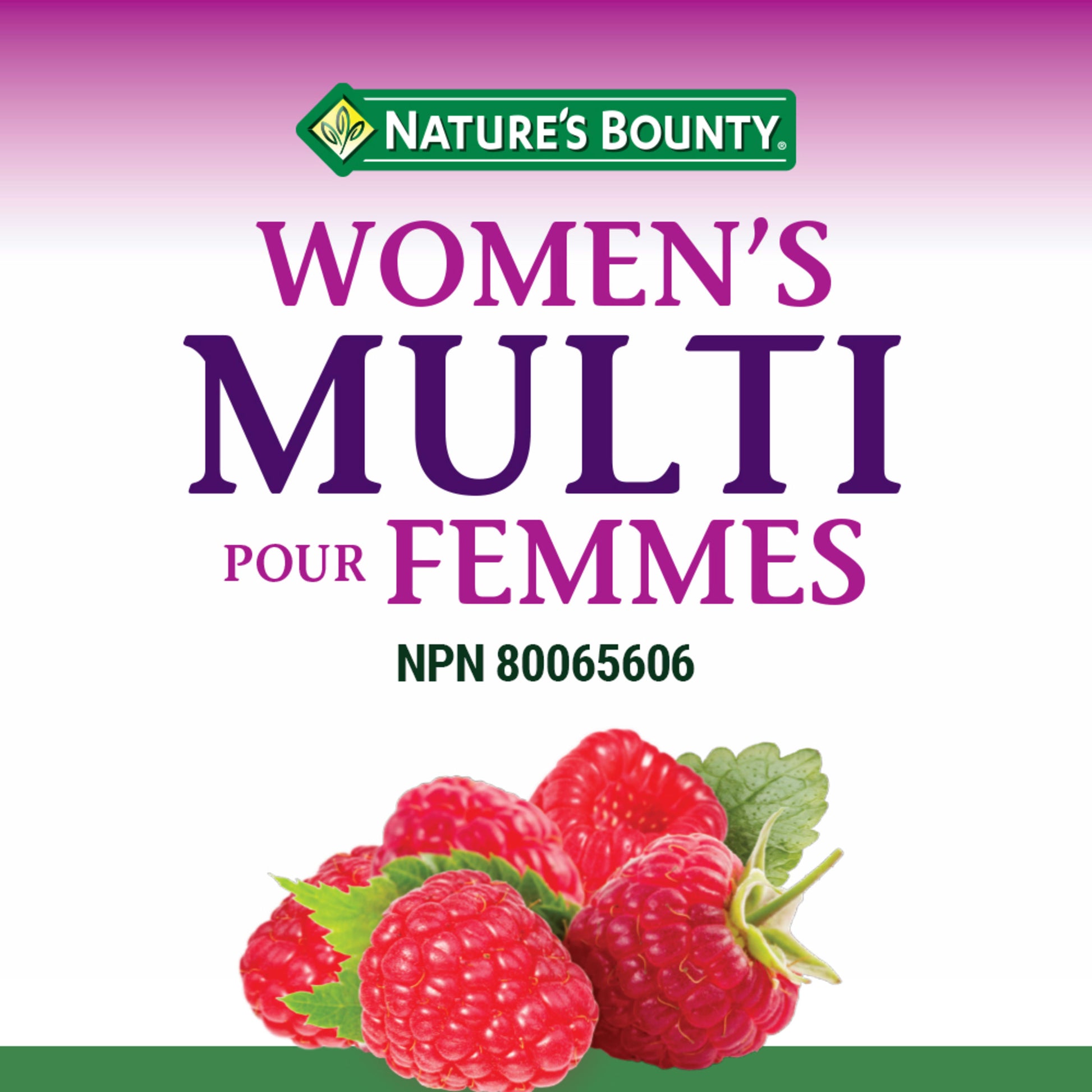 Women's Multivitamin, Supplement, Raspberry
